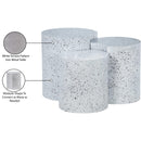 Meridian Dimple White End Table IMAGE 5