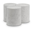 Meridian Dimple White Coffee Table IMAGE 1