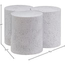 Meridian Dimple White Coffee Table IMAGE 6