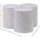 Meridian Dimple White Coffee Table IMAGE 6
