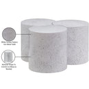 Meridian Dimple White Coffee Table IMAGE 5