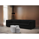 Meridian Dimple White Coffee Table IMAGE 2