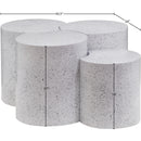 Meridian Dimple White Coffee Table IMAGE 6