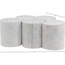 Meridian Dimple White Coffee Table IMAGE 6