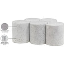 Meridian Dimple White Coffee Table IMAGE 5