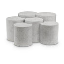 Meridian Dimple White Coffee Table IMAGE 1