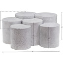 Meridian Dimple White Coffee Table IMAGE 6