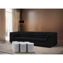 Meridian Dimple White Coffee Table IMAGE 2