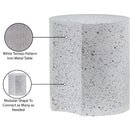 Meridian Dimple White End Table IMAGE 5