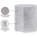 Meridian Dimple White End Table IMAGE 5