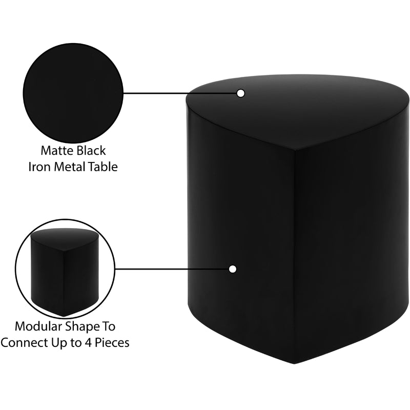Meridian Petal Black Coffee Table IMAGE 6