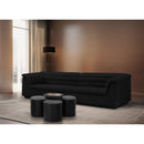Meridian Petal Black Coffee Table IMAGE 2
