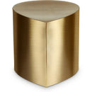 Meridian Petal Gold Coffee Table IMAGE 1