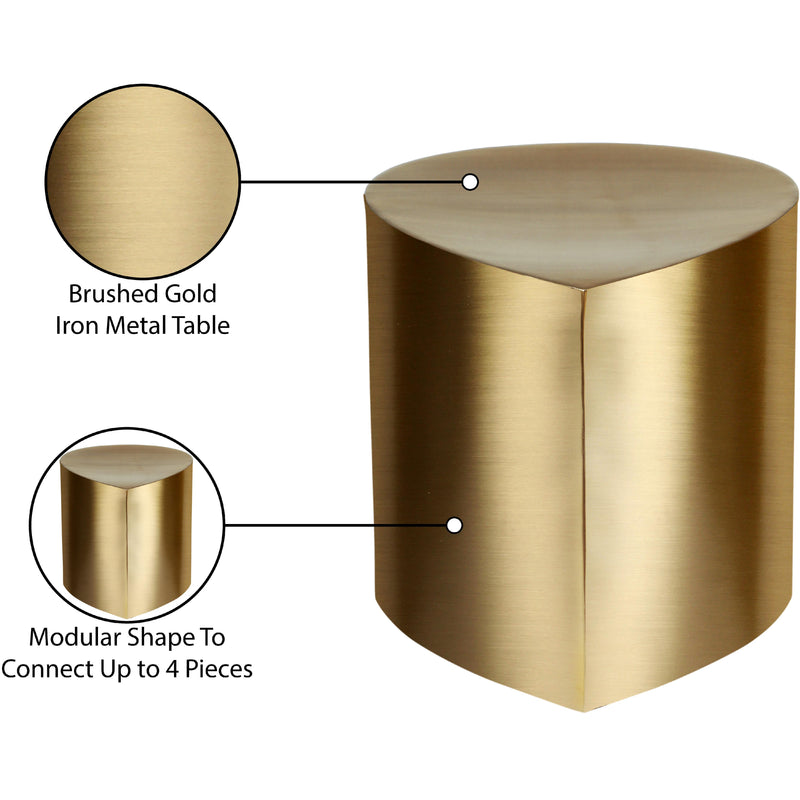 Meridian Petal Gold Coffee Table IMAGE 6