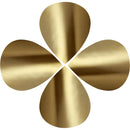 Meridian Petal Gold Coffee Table IMAGE 3