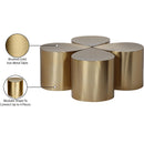 Meridian Petal Gold Coffee Table IMAGE 6