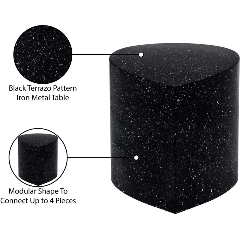 Meridian Petal Black Coffee Table IMAGE 6