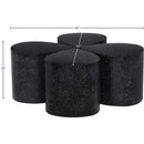 Meridian Petal Black Coffee Table IMAGE 7