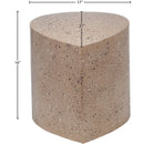 Meridian Petal Taupe Coffee Table IMAGE 7