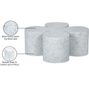 Meridian Petal White Coffee Table IMAGE 6