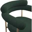 Meridian Blake Green Boucle Fabric Counter Stool IMAGE 7