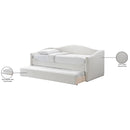 Meridian Arlo Cream Boucle Fabric Twin Daybed IMAGE 8