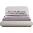 Meridian Vaughn Cream King Bed IMAGE 3