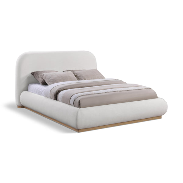 Meridian Vaughn Cream Queen Bed IMAGE 1