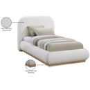 Meridian Vaughn Cream Twin Bed IMAGE 10