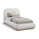 Meridian Vaughn Cream Twin Bed IMAGE 1