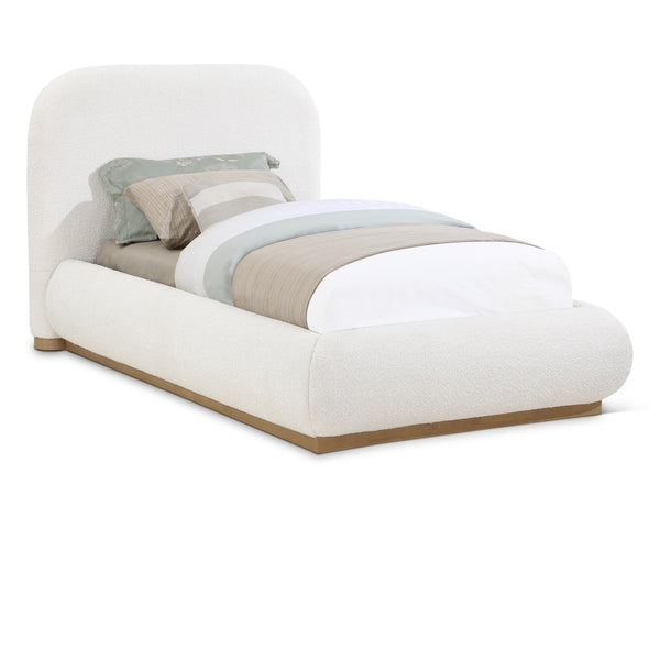 Meridian Vaughn Cream Twin Bed IMAGE 1