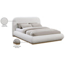 Meridian Vaughn Cream Queen Bed IMAGE 9