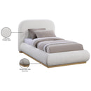 Meridian Vaughn Cream Twin Bed IMAGE 9