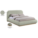 Meridian Vaughn Mint Queen Bed IMAGE 9