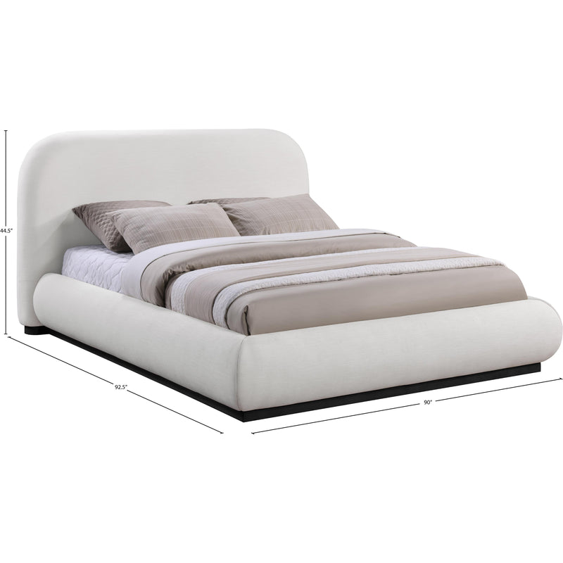 Meridian Vaughn Cream King Bed IMAGE 10