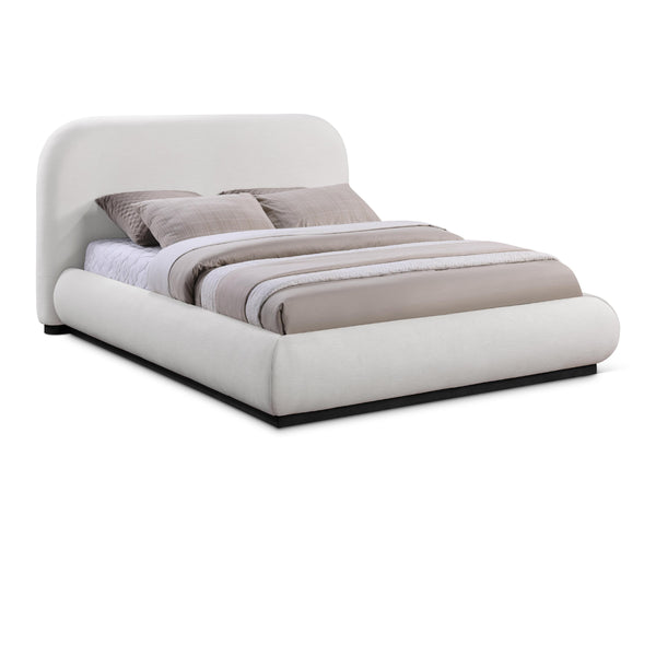Meridian Vaughn Cream King Bed IMAGE 1