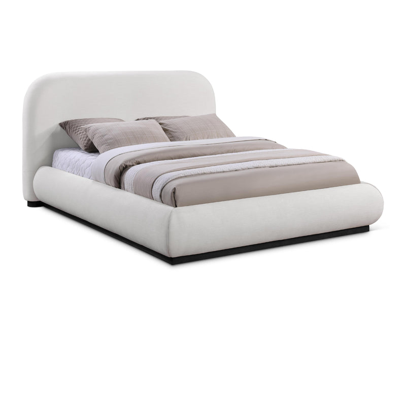 Meridian Vaughn Cream King Bed IMAGE 1