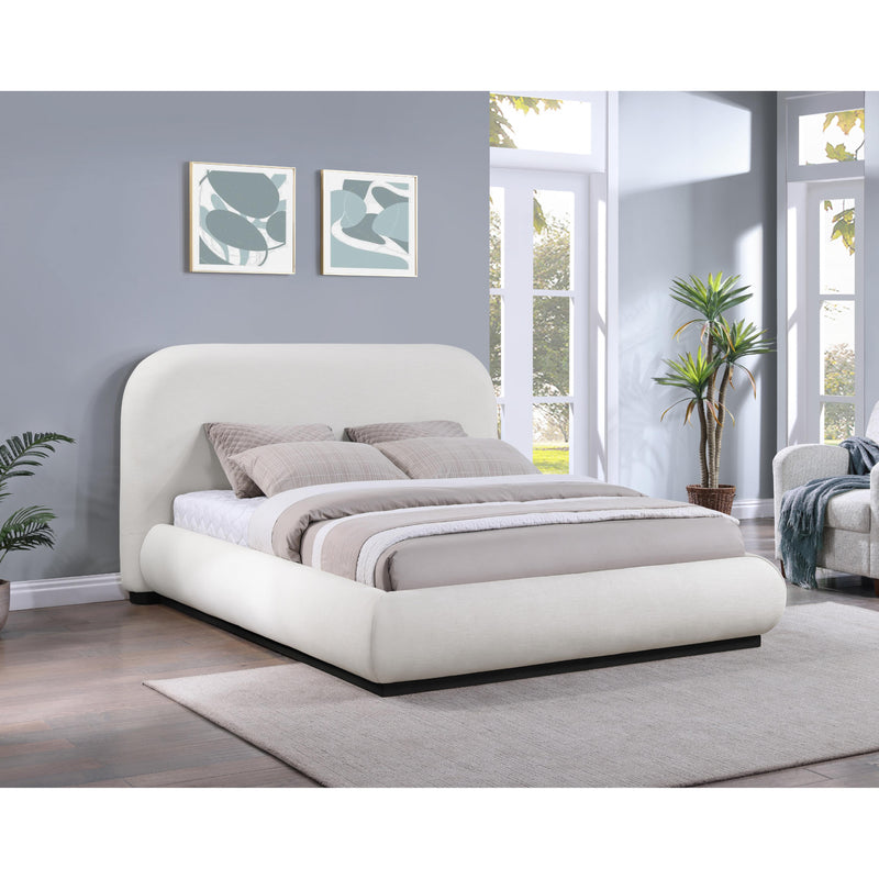 Meridian Vaughn Cream King Bed IMAGE 2