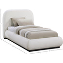 Meridian Vaughn Cream Twin Bed IMAGE 10