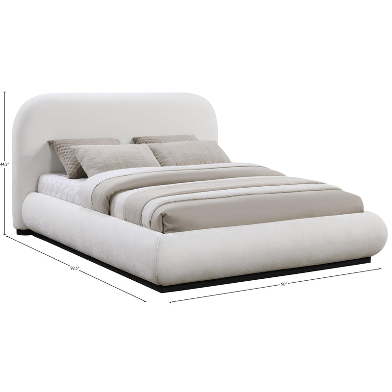 Meridian Vaughn Cream King Bed IMAGE 10