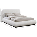 Meridian Vaughn Cream Queen Bed IMAGE 10