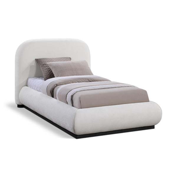 Meridian Vaughn Cream Twin Bed IMAGE 1