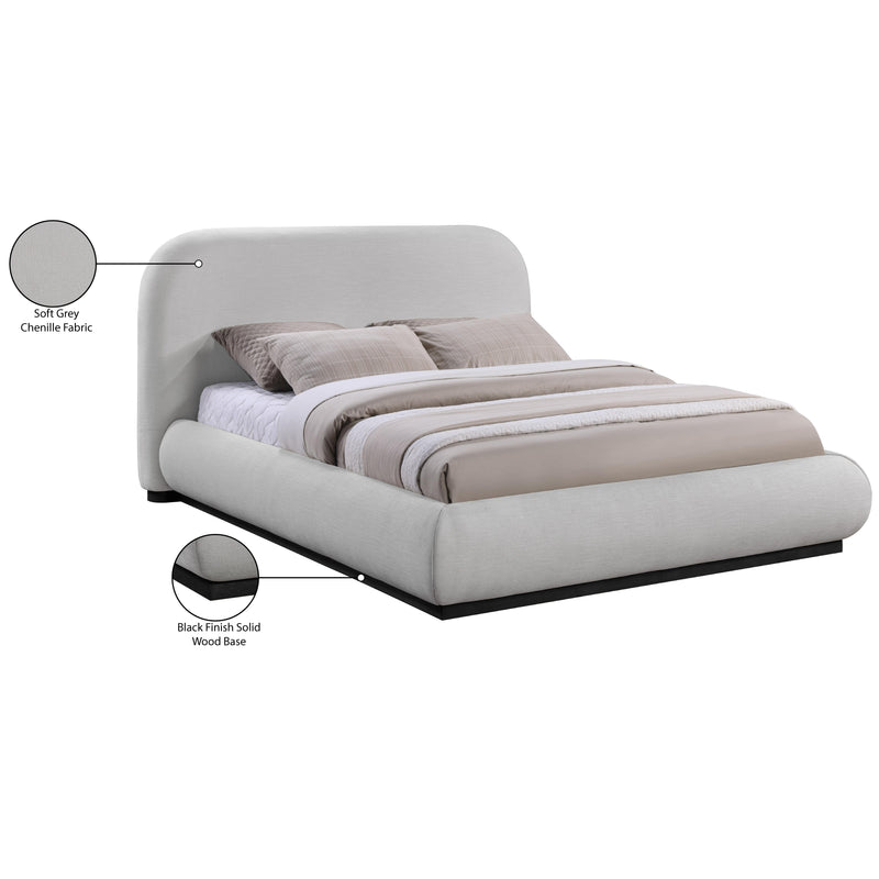 Meridian Vaughn Grey King Bed IMAGE 5