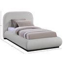 Meridian Vaughn Grey Twin Bed IMAGE 10