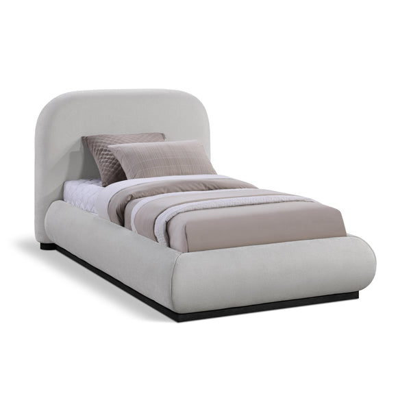 Meridian Vaughn Grey Twin Bed IMAGE 1