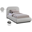 Meridian Vaughn Grey Twin Bed IMAGE 9