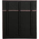 Meridian Adam Brown Linen Textured Fabric Full Bed IMAGE 5