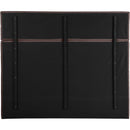 Meridian Adam Brown Linen Textured Fabric King Bed IMAGE 5