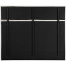 Meridian Adam Cream Linen Textured Fabric King Bed IMAGE 5