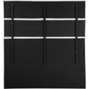 Meridian Adam Cream Linen Textured Fabric King Bed IMAGE 5